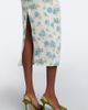 Alessandra Rich Alessandra Rich Caped floral silk midi dress - 5