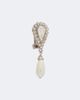Alessandra Rich Alessandra Rich Crystal-embellished faux pearl clip-on earrings - 2