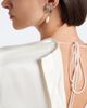 Alessandra Rich Alessandra Rich Crystal-embellished faux pearl clip-on earrings - 6