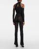 Alessandra Rich Alessandra Rich Embellished high-rise flared lace pants - 3
