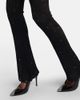 Alessandra Rich Alessandra Rich Embellished high-rise flared lace pants - 5