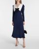 Alessandra Rich Alessandra Rich Envers bow-detail satin midi dress - 2