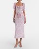 Alessandra Rich Alessandra Rich Floral peplum silk midi dress - 2