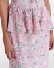 Alessandra Rich Alessandra Rich Floral peplum silk midi dress - 4