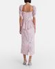 Alessandra Rich Alessandra Rich Floral peplum silk midi dress - 6