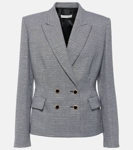 Alessandra Rich Alessandra Rich Houndstooth wool-blend jacket