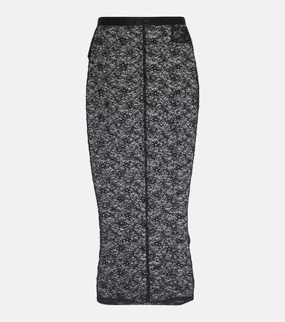 Alessandra Rich Alessandra Rich Lace pencil skirt