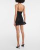 Alessandra Rich Alessandra Rich Laminated jersey minidress - 3