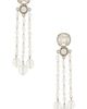Alessandra Rich Alessandra Rich Long Glass Fringe Earrings - 1