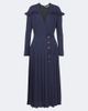 Alessandra Rich Alessandra Rich Pleated silk jacquard midi dress - 1