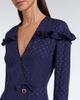 Alessandra Rich Alessandra Rich Pleated silk jacquard midi dress - 3
