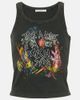 Alessandra Rich Alessandra Rich Printed cotton jersey tank top - 1