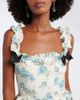 Alessandra Rich Alessandra Rich Ruffled floral silk crêpe de chine minidress - 3