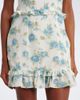 Alessandra Rich Alessandra Rich Ruffled floral silk crêpe de chine minidress - 4