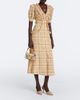 Alessandra Rich Alessandra Rich Ruffled plaid silk midi dress - 2