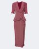 Alessandra Rich Alessandra Rich Ruffled polka-dot silk midi dress - 1