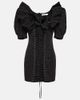 Alessandra Rich Alessandra Rich Ruffled puff-sleeve minidress - 1