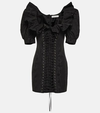Alessandra Rich Alessandra Rich Ruffled puff-sleeve minidress