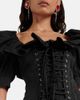 Alessandra Rich Alessandra Rich Ruffled puff-sleeve minidress - 4