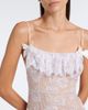 Alessandra Rich Alessandra Rich Ruffled sequined lace slip dress - 3