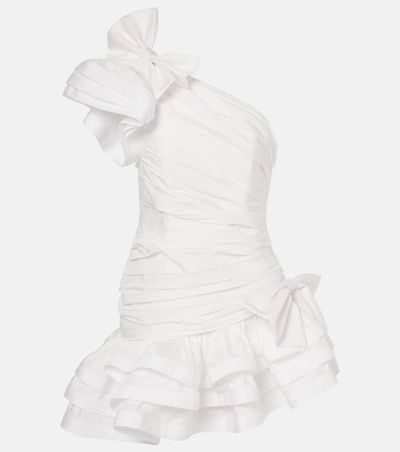 Alessandra Rich Alessandra Rich Ruffled taffetta minidress