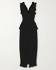 ALESSANDRA RICH Bow-embellished polka-dot silk midi dress - 1