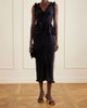 ALESSANDRA RICH Bow-embellished polka-dot silk midi dress - 2