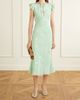 ALESSANDRA RICH Floral-print ruffle-trim silk midi dress - 2