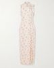 ALESSANDRA RICH Ruffled floral-print silk midi dress - 1
