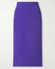 ALESSANDRA RICH Silk-crepe de chine midi skirt - 1