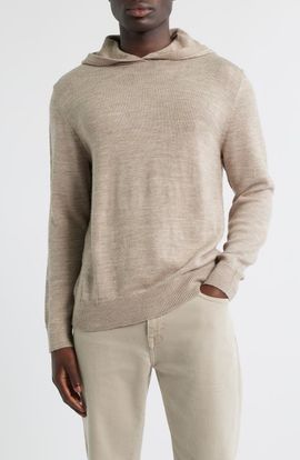 ALEX CRANE ALEX CRANE Campo Hooded Merino Wool Sweater