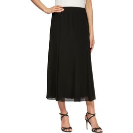 Alex Evenings Alex Evenings Chiffon Detail Skirt