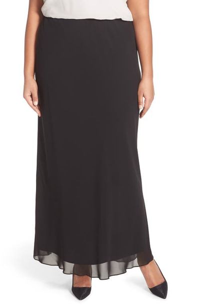 Alex Evenings Alex Evenings Chiffon Maxi Skirt