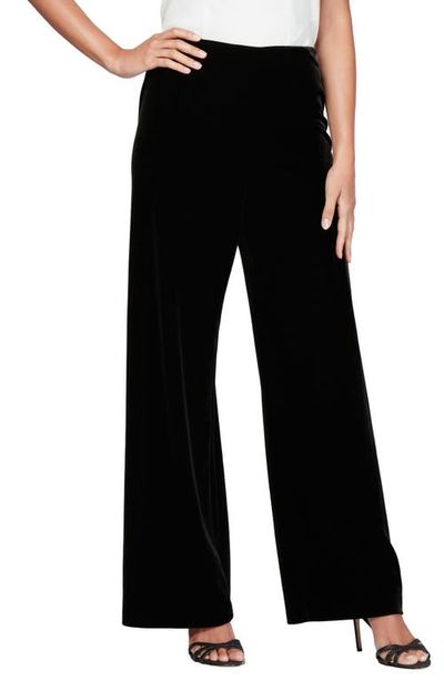 Alex Evenings Alex Evenings Flat Front Wide Leg Trousers