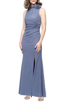 Alex Evenings Alex Evenings Metallic Mermaid Gown