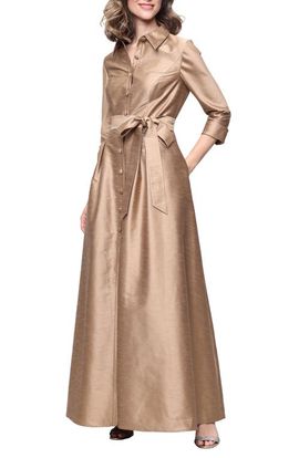 Alex Evenings Alex Evenings Shantung A-Line Gown Gown