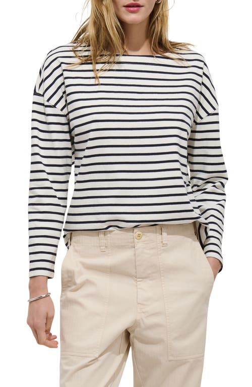 Alex Mill - Avignon Stripe Boat Neck Top