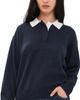 Alex Mill Alex Mill Bond Street Cashmere Polo Top Navy - 1