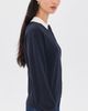 Alex Mill Alex Mill Bond Street Cashmere Polo Top Navy - 4