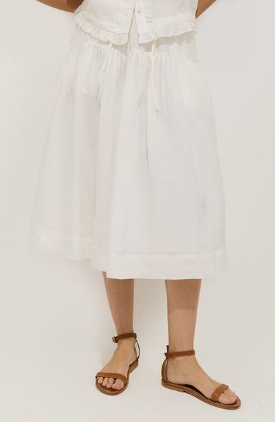 Alex Mill Alex Mill Brittany Ramie Midi Skirt