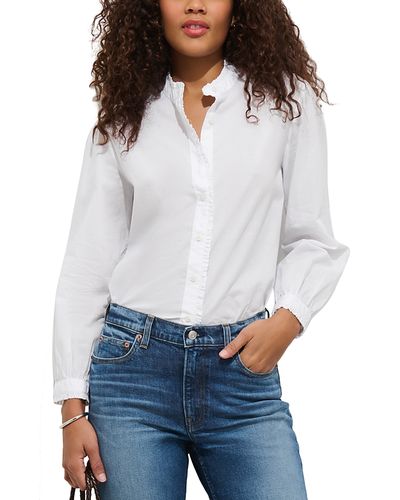 Alex Mill Alex Mill Chantilly Ruffled Cotton Shirt