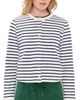 Alex Mill Alex Mill Coco Sport Cadigan In Stripe Ivory/Navy - 1