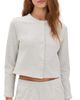 Alex Mill Alex Mill Coco Sport Cardigan Heather Grey L - 1