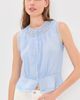 Alex Mill Alex Mill Collette Top In Ramie Hydrangea - 2