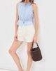 Alex Mill Alex Mill Collette Top In Ramie Hydrangea - 5