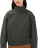 Alex Mill Alex Mill Cropped Zip Jacket In Twill Gabardine Autumn Green - 1