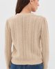 Alex Mill Alex Mill Elise Cardigan Light Camel - 3