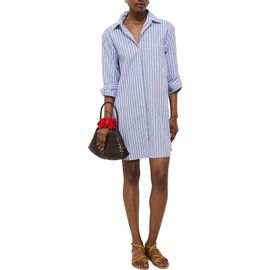 Alex Mill Alex Mill Florence Stripe Long Sleeve Cotton Shirtdress