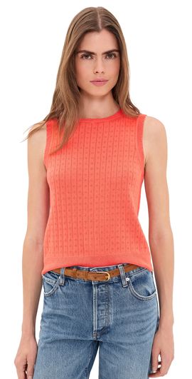 Alex Mill Alex Mill Franny Sweater Top Coral