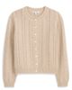 Alex Mill Alex Mill Gracie Pointelle Wool & Cotton Cardigan - 3